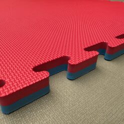 KAMPFSPORTMATTE PREMIUM Tatami EVA 2,6cm rot/blau EVA Schaum/Foam – Bild 3