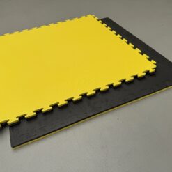 YOGA-GYMNASTIC-SPORT STECKMATTE PREMIUM Tatami EVA Schaum 2,6cm gelb/schwarz