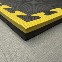 Alternative view of YOGA-GYMNASTIC-SPORT STECKMATTE PREMIUM Tatami EVA Schaum 2,6cm gelb/schwarz