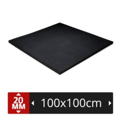 "FitPremium-100x100x2" Bodenschutzmatte schwarz