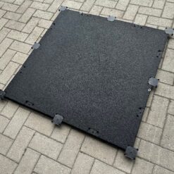 "FitUltra"-100x100x2cm schwarz - Bodenschutzmatte inkl. 3 Verbinder – Bild 5