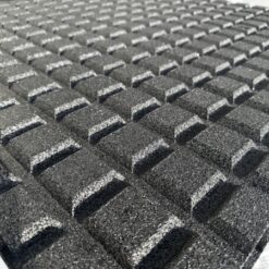 Fitnessboden "FitFlex" 100x100x3cm, schwarz, mit Stollenunterseite – Bild 7