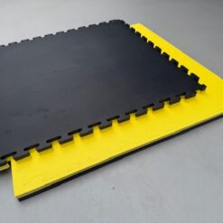 TATAMI KAMPFSPORTMATTE 4cm PREMIUM schwartz/gelb EVA Schaum
