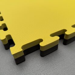 TATAMI KAMPFSPORTMATTE 4cm PREMIUM schwartz/gelb EVA Schaum – Bild 3