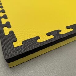 TATAMI KAMPFSPORTMATTE 4cm PREMIUM schwartz/gelb EVA Schaum – Bild 9