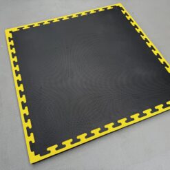 TATAMI KAMPFSPORTMATTE 4cm PREMIUM schwartz/gelb EVA Schaum – Bild 8